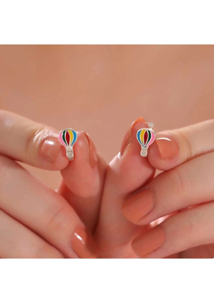 Gümüş Kapadokya Balon Çocuk Küpesi fiyatları