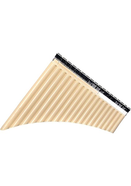 Yeni Başlayanlar Için Ağızlık ile 18 Boru Pan Flüt Panpipes C Anahtar Pan Borular