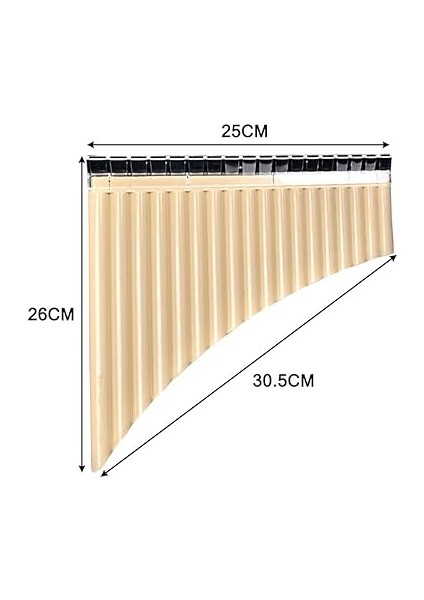 Yeni Başlayanlar Için Ağızlık ile 18 Boru Pan Flüt Panpipes C Anahtar Pan Borular fiyatları