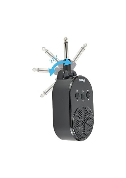 Mini Amplifikatör Gitar Amp, Mini Amplifikatör Gitar Amp 6.35MM Fiş USB Şarj Edilebilir Elektro Gitar Bas indirimleri