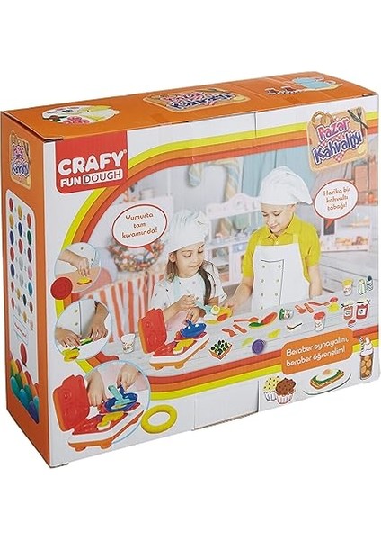 Oyun Hamur Set Pazar Kahvaltısı 6X50GR 24 Parça Büyük fırsatları