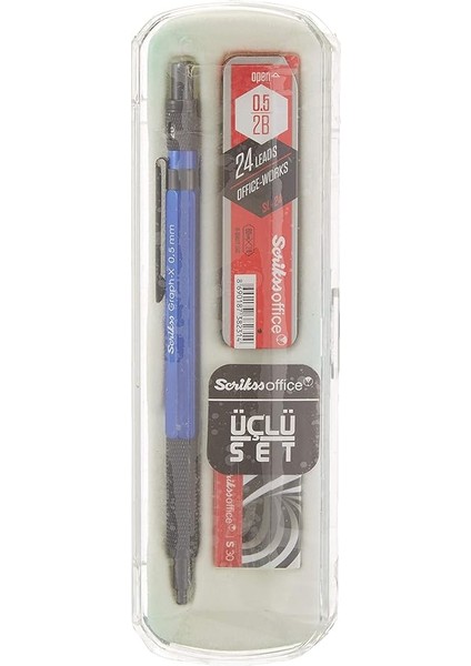 Office Graphx 3'lü Set Versatil Kalem 0.5 mm Mavisilgimin 0.5 mm fiyatları