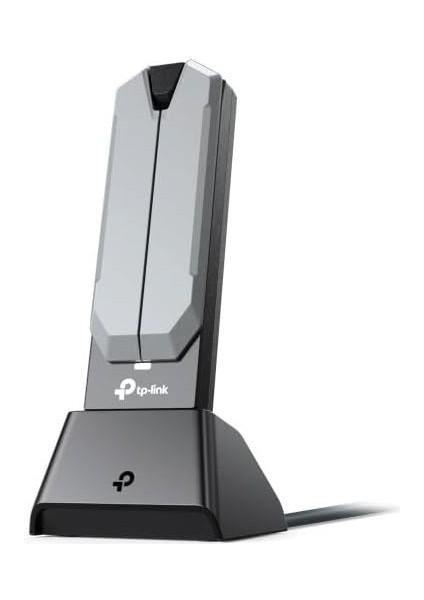 Archer TBE400UH - Wi-Fi 7 Yüksek Çekim Güçlü Wi-Fi USB Adaptör, BE6500 Mbps, Tri-Band, USB 3.0, Çoklu Bağlantı Işlemi, Geniş Menzil, Online Oyun Için Ideal, Mu-Mımo ve Ofdma Destekli