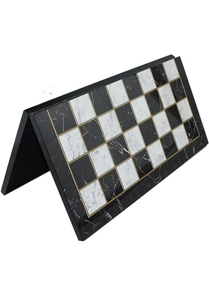 Metal Mısır Satranç Takımı Antik ve Katlanır Mermer Desenli Tahta modelleri