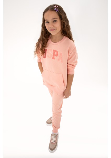 Kız Çocuk Somon Pijama Takım 50318962-VR047