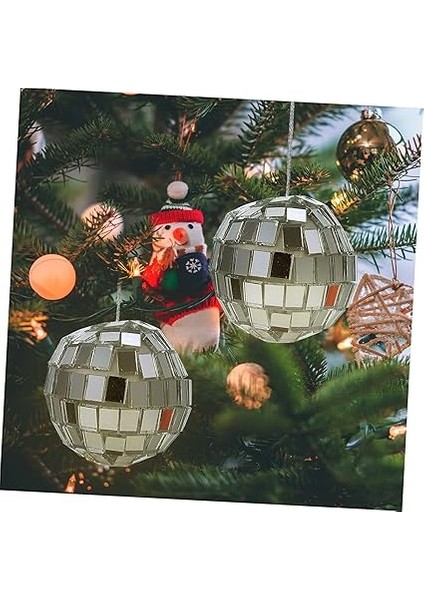 20 Adet Disko Süsleme Yansıtıcı Cam Toplar Düğün ve Parti Dekorasyonu Için Işık Yansıtan Küreler modelleri