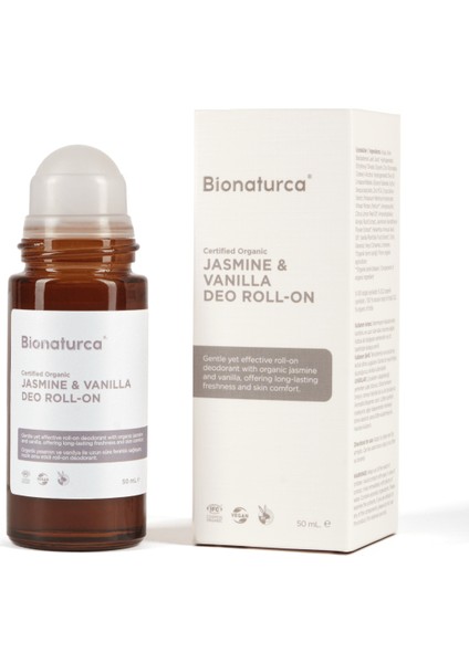 Organik Sertifikalı Yasemin & Vanilya Deo Roll-On 50 ml - Bionaturca modelleri
