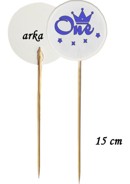 Beyhan Bayhan 40 Parça Mavi One Bir Yaş Baskılı Kürdan Seti - Bardak Kase Kısa ve Uzun Kürdan fırsatları