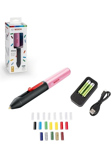 Tutkal Tabancası (Aa Pil ile Çalışır, 20 Mini Tutkal Dahildir, Karton Kutuda)