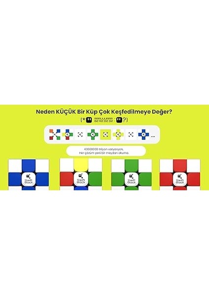 Block 355S 3x3 Manyetik Rubik Küp Zeka Küpü 48 Mıknatıslı Profesyonel Hız Küp (Etiketsiz) Türkiye Resmi Satıcısı (Gan Üretimidir) modelleri