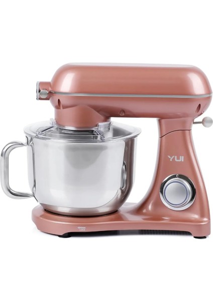 M122 1800 W 6 Litre Alüminyum Döküm Hamur Makinesi Stand Mikser Rose Gold