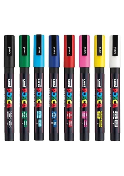 Unı Set Pc 3m Basic - 8 Keçeli Kalem, A-1 fiyatları