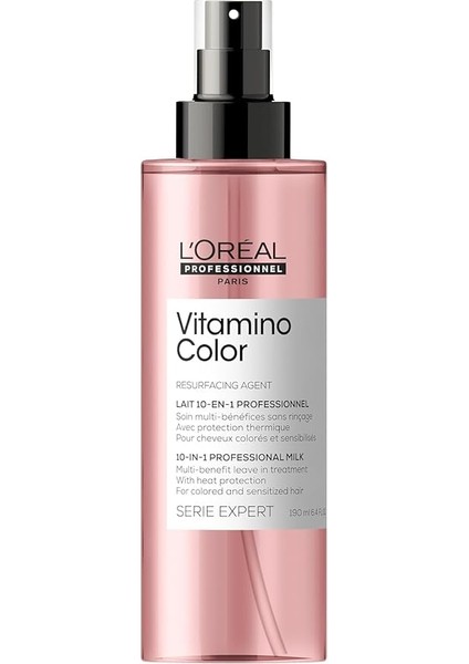 Professionnel Paris Serie Expert Vitamino Color Boyalı Saçlar Için 10 Etkili Mucize Bakım Spreyi 190ML