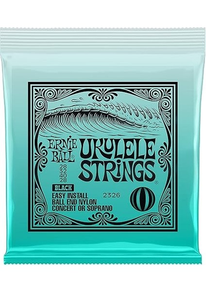 Ball Konseri/soprano Ball End Naylon Ukulele Telleri - Siyah indirimleri