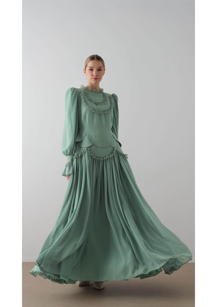 Bel Detayı Parçalı Krep Elbise Siyah fiyatları