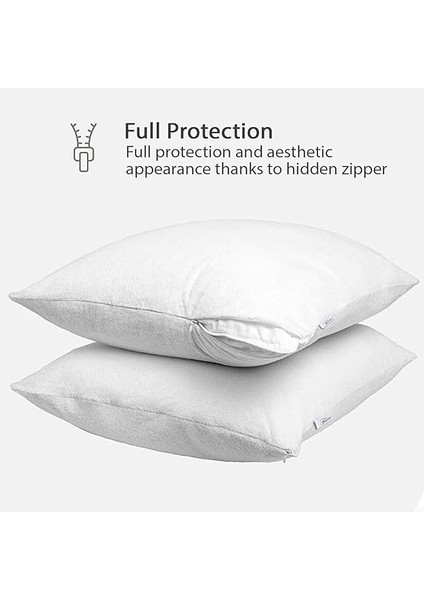 Home Su Geçirmez Bebek Yastığı, 13X18", Küçük Çocuklar Ultra Yumuşak, Makinede Yıkanabilir, Nefes Alabilir, Bakımı KOLAY,%100 Pamuklu Yastıklar, Uyku, Seyahat, Okul Için Mükemmel. Beyaz Seyahat Yastığı. fiyatları