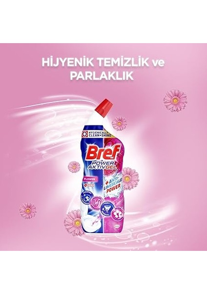 Wc Power Aktiv Jel Çiçek Kokulu Tuvalet Temizleyici 1 x 700 ml , Jel Çiçek 700 ml modelleri