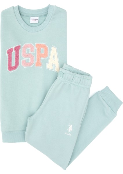 Kız Çocuk Su Yeşili Pijama Takım 50318952-VR048 indirimleri