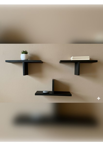 3 Parça Modern Duvar Rafı modelleri