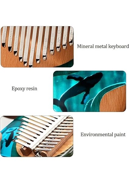 17 Tuş Kayın Ahşap Başparmak Parmak Piyano Mini Kalimba Taşınabilir Müzik Aleti indirimleri