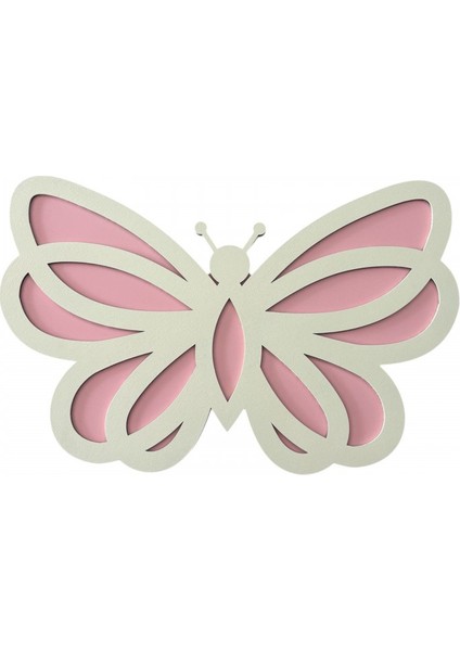 Çocuk Odası Dekoratif Ahşap Büyük Kelebek Gece Lambası Duvar Dekorasyonu fiyatları