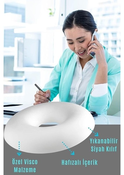 Ortopedik Oturma Minderi Oturma Simidi Basur Hemoroid Simidi Simit Yastık Simit Minder (43X43CM) modelleri