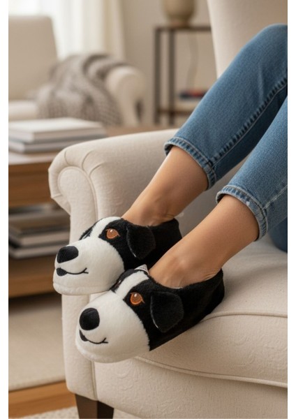 Panduf Hayvan Figürlü Peluş Tüylü Ev Ayakkabısı Yumuşak Taban Ev Botu fiyatları
