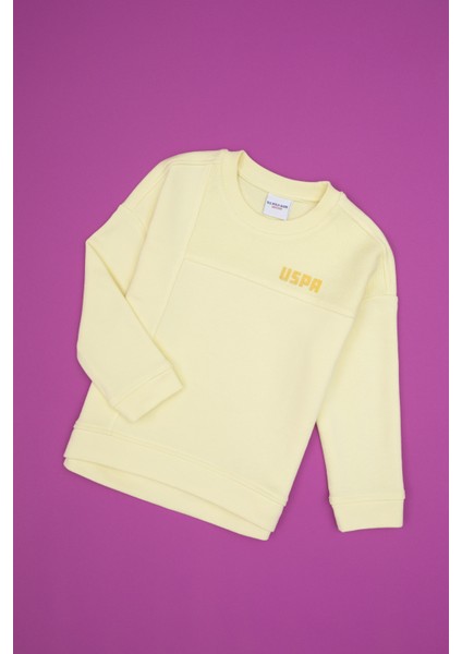 Kız Çocuk Sarı Sweatshirt 50317991-VR044