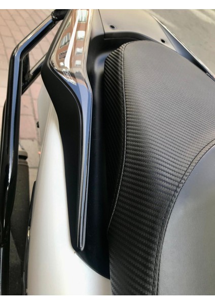 Akdeniz Sele Kaplama Pcx 125 Delüx Carbon Desen Lastikli Sele Kılıfı
