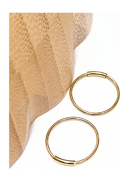 Sarı Renk Halka Unisex Çelik Küpe fiyatları