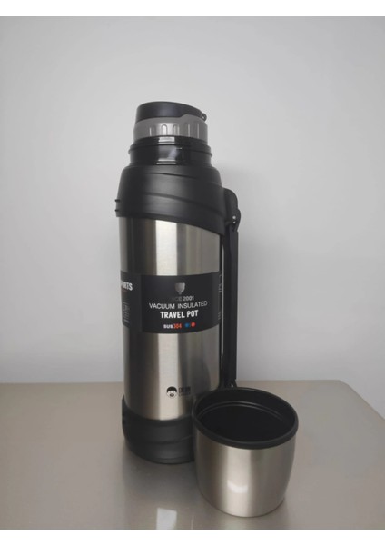 Travel Vacuum Pot 2,5 Litre Dağcı Termos Paslanmaz Çelik Renk indirimleri