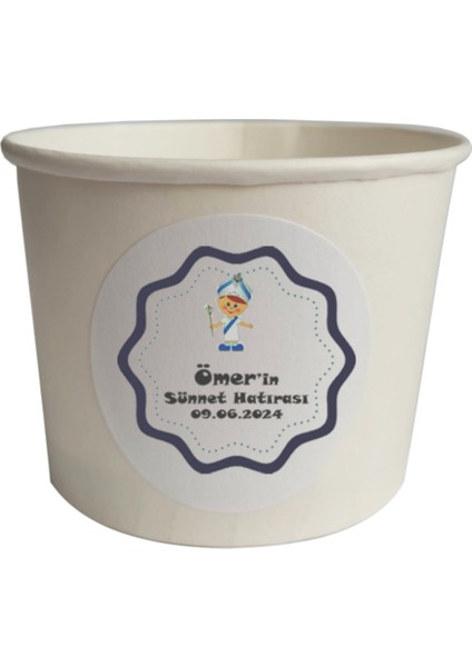 40 Parça Kişiye Özel Sünnet Çocuklu Baskılı Kürdan Seti - Bardak Kase Kısa ve Uzun Kürdan fırsatları