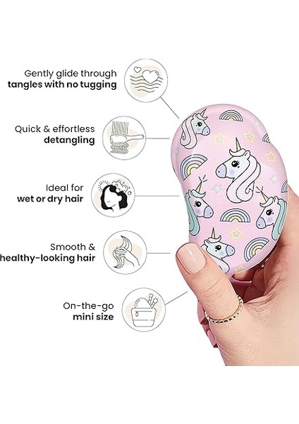 Teezer Small Original Childrens - Unicorn Multi indirimleri