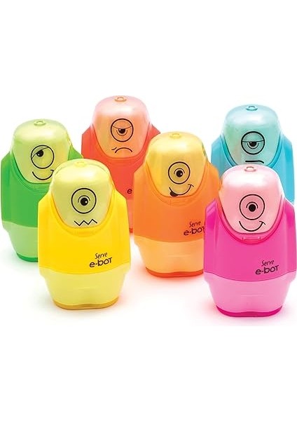 E-Bot Silgili Kalemtiraş Fosforlu Turuncu modelleri