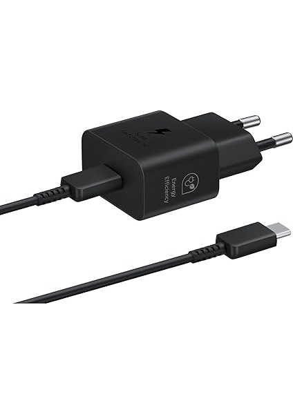 25 Watt Şarj Adaptörü + Kablo Seti, Siyah fiyatları