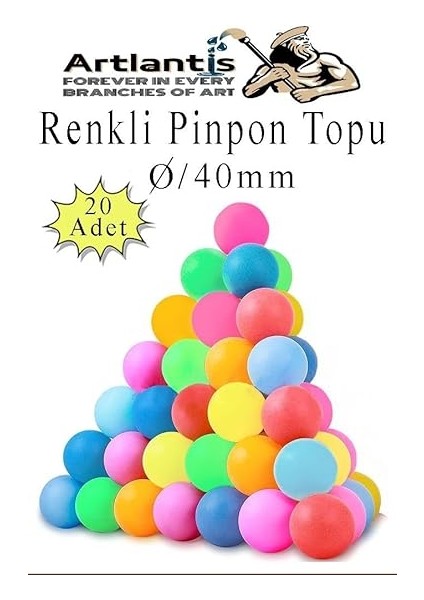 Renkli Pinpon Topu 20 Adet Masa Tenis Topu Evcil Hayvan Kedi Oyuncağı Okul Sınıf Etkinlik Deney Topu fiyatları