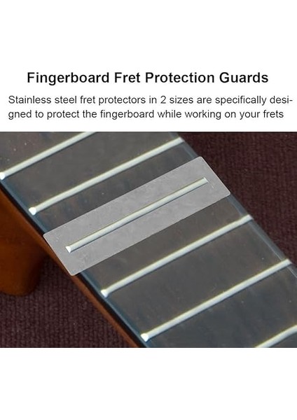 Tamir Araçları, Dize Ölçer Cetveli (1 Adet) &amp; Kalınlık Ölçerler (32 Adet) &amp; Gitar Fret Koruyucuları (2 Adet) modelleri