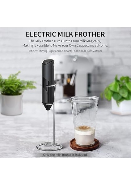 Elektrikli Süt Köpürtücü Kahve Köpüğü Makinesi Mini Mikser Otomatik Paslanmaz Çelik Çırpma Için Standlı Cappuccino Protein Tozu Matcha Sıcak Çikolata fiyatları