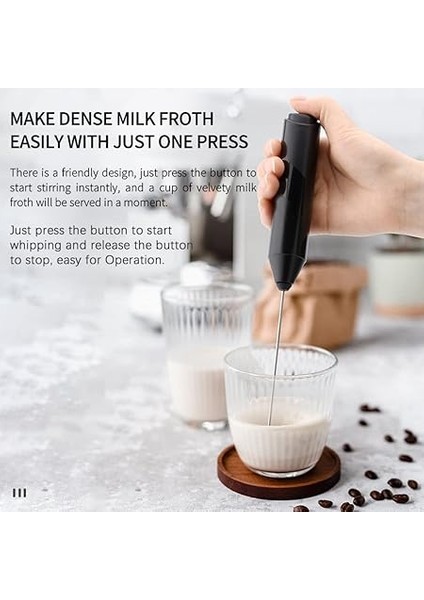 Elektrikli Süt Köpürtücü Kahve Köpüğü Makinesi Mini Mikser Otomatik Paslanmaz Çelik Çırpma Için Standlı Cappuccino Protein Tozu Matcha Sıcak Çikolata modelleri