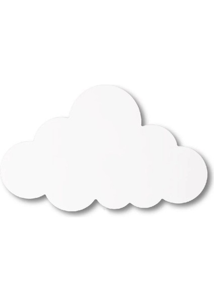 Çocuk Genç Yatak Odası Kız Erkek Bebek Duvar Dekorasyon Bulut Figürü Tekli-Işıksız (40CM)