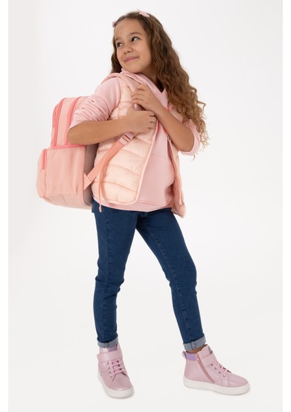 Kız Çocuk Açık Pembe Yelek (Dokuma) 50313149-VR078 fiyatları