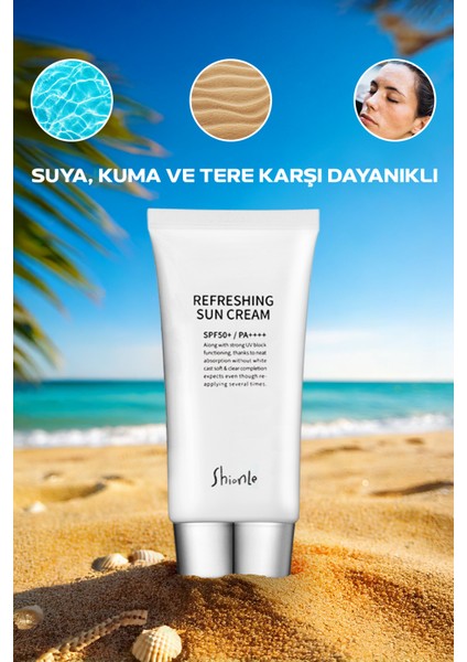 Ikili SPF50 Su Bazlı Kore Güneş Kremi, Serinletici Etkili Kore Güneş Koruyucu Krem fiyatları