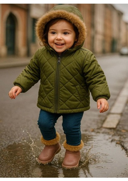 Su ve Soğuk Geçirmez Kısa Boy Yeni Moda Renkli Kız Çocuk Yağmur Botu fiyatları