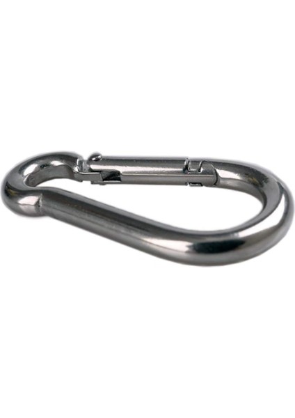 12 Adet M6 Karabina Kanca - Ağır Hizmet Tipi 304 Paslanmaz Çelik Geçmeli Kanca, Carabiner Anahtarlık Klipsleri Açık, Kamp, Yürüyüş Için fiyatları