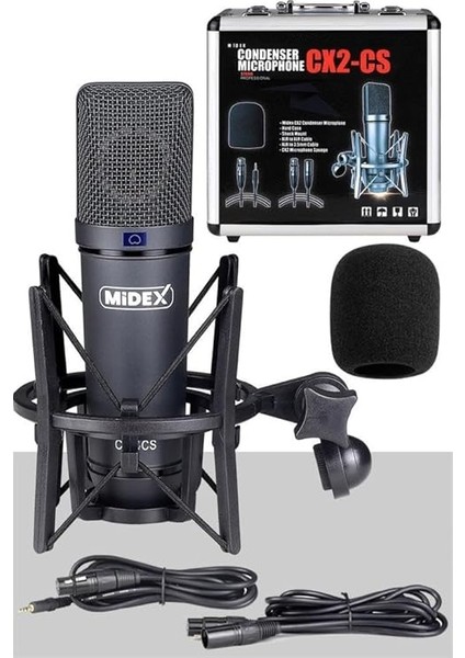 Wizard Paket-1 Cx2 Stüdyo Mikrofon MDX-100 Stüdyo Kayıt Mikseri Kulaklık Ekipman Seti fiyatları