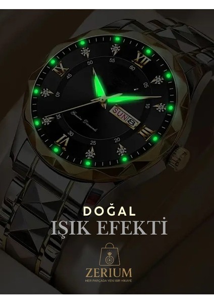 Midnight Shine Edition – Ipx7 Suya Dayanıklı Luminous Şık Erkek Kol Saat modelleri
