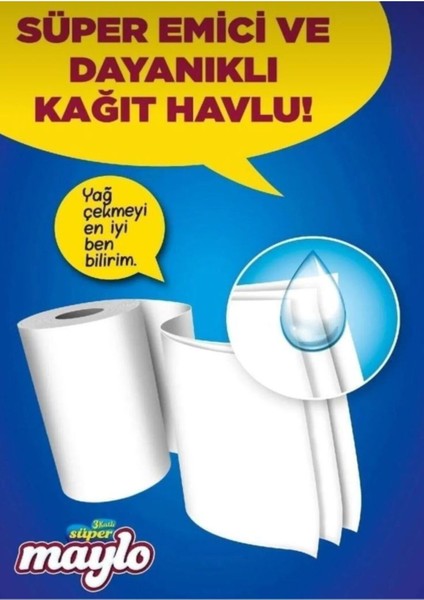 Süper Maylo Efsane Ikili Tuvalet Kağıdı+ Kağıt Havlu modelleri