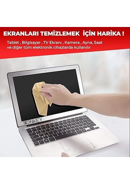 Bırakmayan Mikrofiber Bez, Lens, Gözlük, Telefon, Iphone, Ipad, Tablet, Bilgisayar, Laptop Ekranı LCD Tv ve Diğer Hassas Yüzeyler Için Silme Bezi, Mikrofiber Temizleme Bezi (2 Adet 15X15 Cm) fiyatları