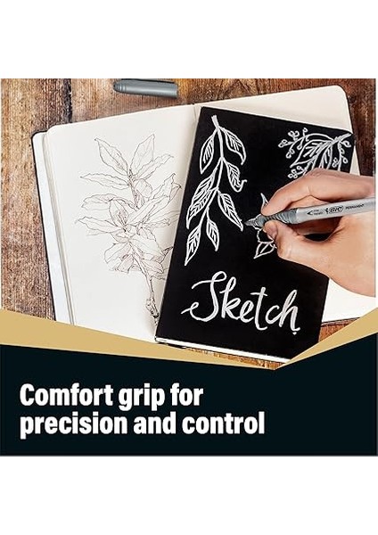 Intensity Marking Altın Gümüş Permanent Markör, 2'li Blister, Altın ve Gümüş Renk,hızlı Kuruyan Mürekkep fırsatları