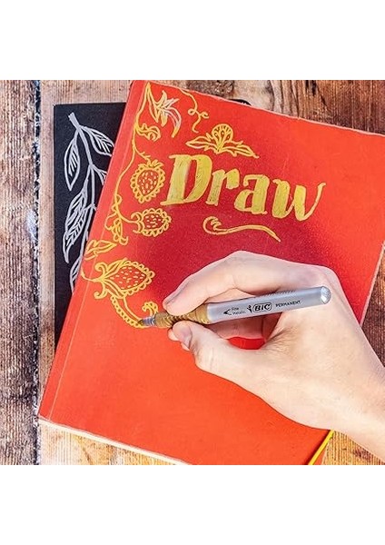 Intensity Marking Altın Gümüş Permanent Markör, 2'li Blister, Altın ve Gümüş Renk,hızlı Kuruyan Mürekkep indirimleri